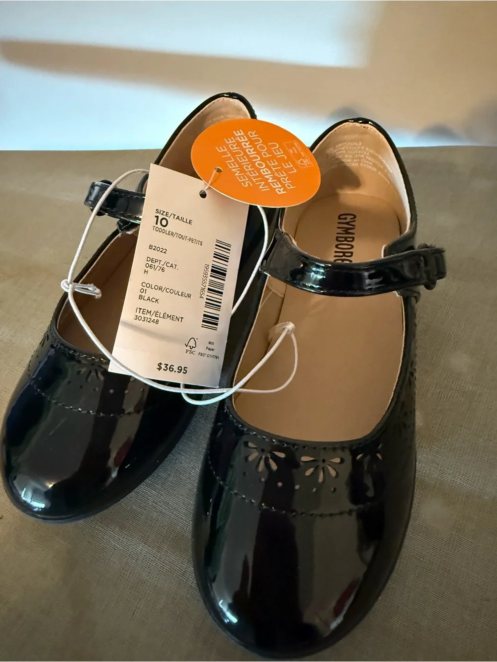 Gymboree Black Patent Mary Jane Dress Shoes